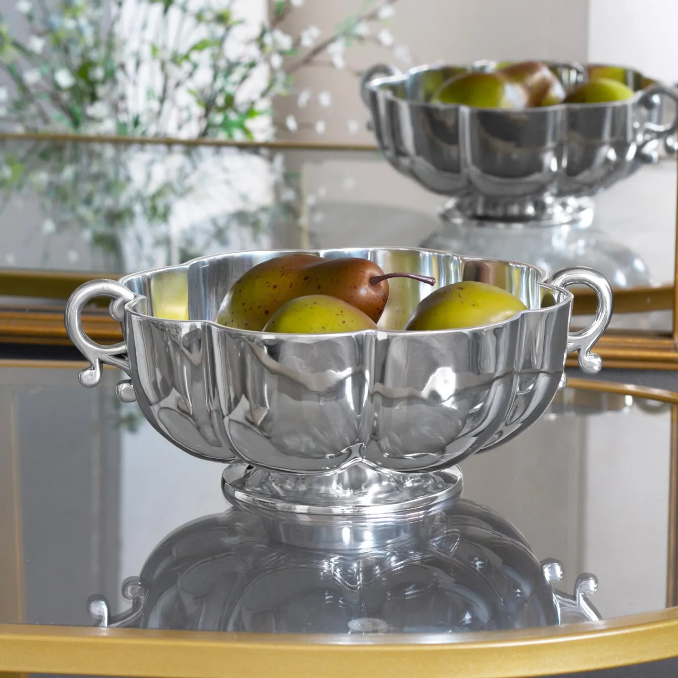 VINTAGE Calabaza Medium Bowl with Handles