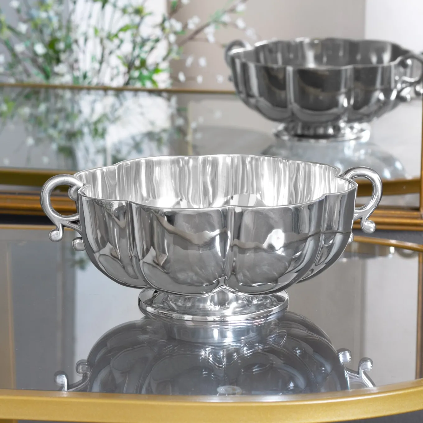 VINTAGE Calabaza Medium Bowl with Handles