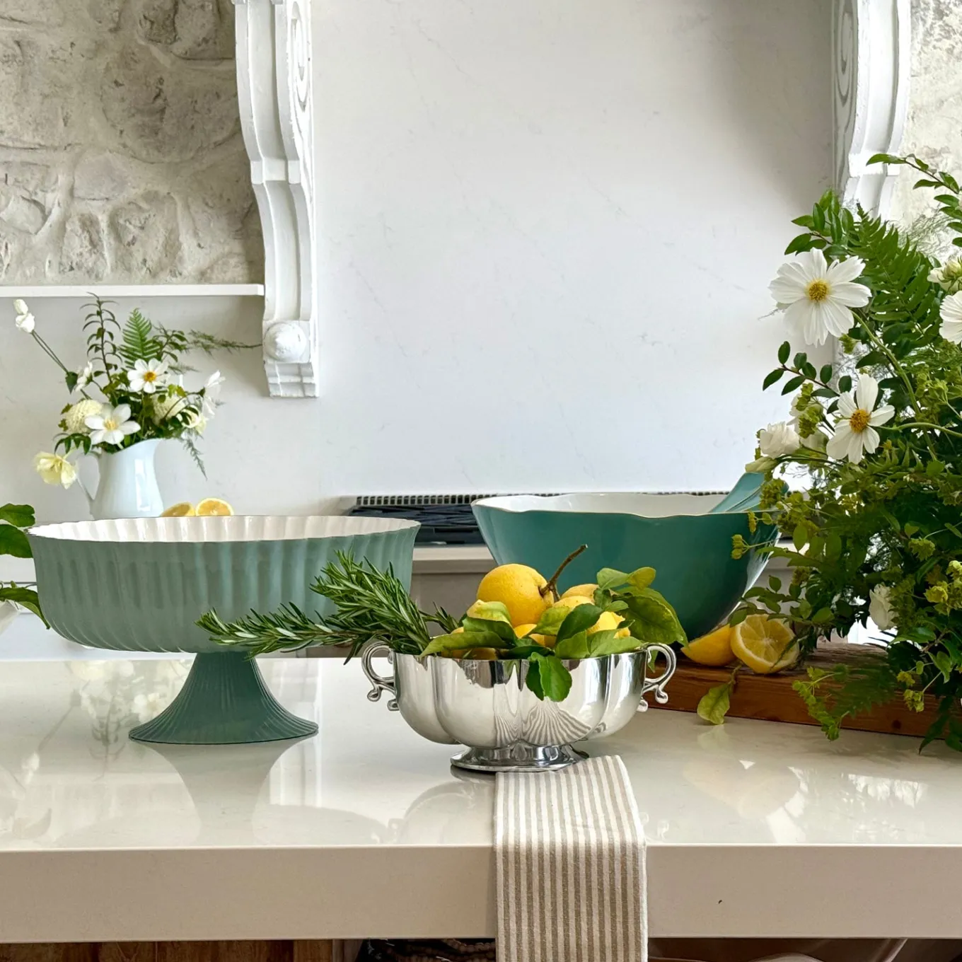 VINTAGE Calabaza Medium Bowl with Handles