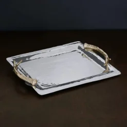 WESTERN Antler Emerson Large Tray with Gold Handles