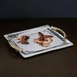 WESTERN Antler Emerson Large Tray with Gold Handles